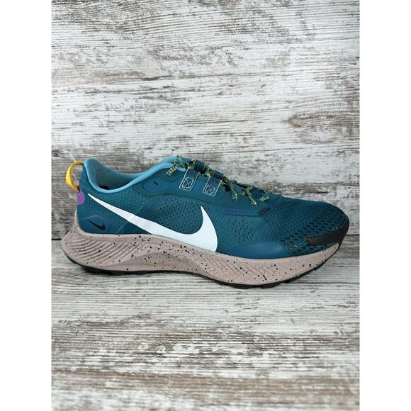 Men\'s Nike Pegasus Trail 3 Mystic Teal/Gray Running/Hiking Shoes Sz 9.5 Athletic main image 8